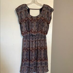 Maurices Elegant Multicolor Patterned Dress